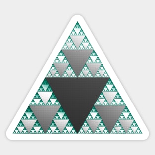 Sierpinski Triangle 20150123-004 Sticker